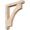 Ekena Millwork Westlake Arts and Crafts Smooth Bracket w/ Offset Brace, Douglas Fir, 5 1/2"W x 32"D x 36"H BKT0604X32X36WTL03SDF - alternate 1